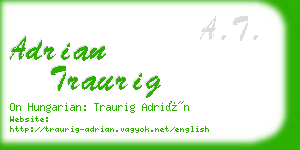 adrian traurig business card
